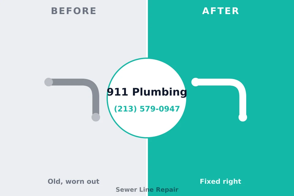 Before and after: plumbing company Rangely, CO